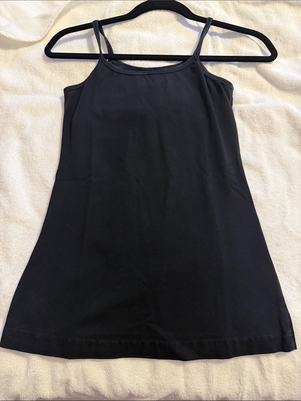 Hard Tail Black Spaghetti Strap Mini Dress